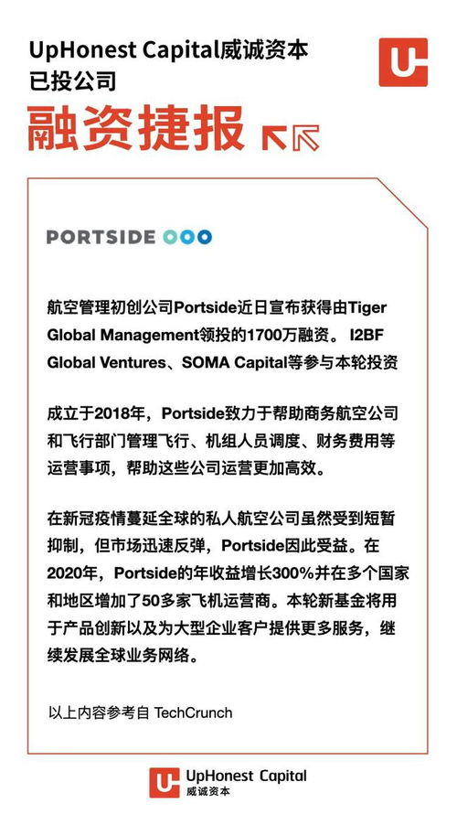 Portside航空軟件獲1700萬美元融資，推動航空信息系統集成服務新升級